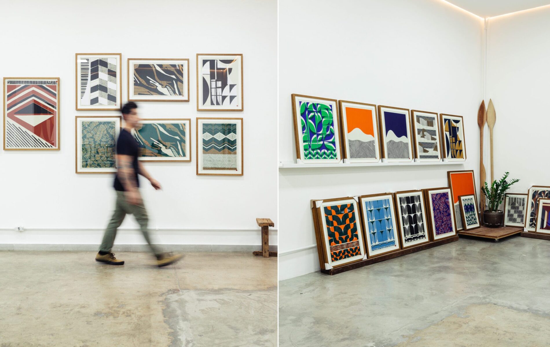 Vistas do M.O.A. Estúdio, ateliê-galeria recém-inaugurado em Pinheiros | Fotos: Divulgação