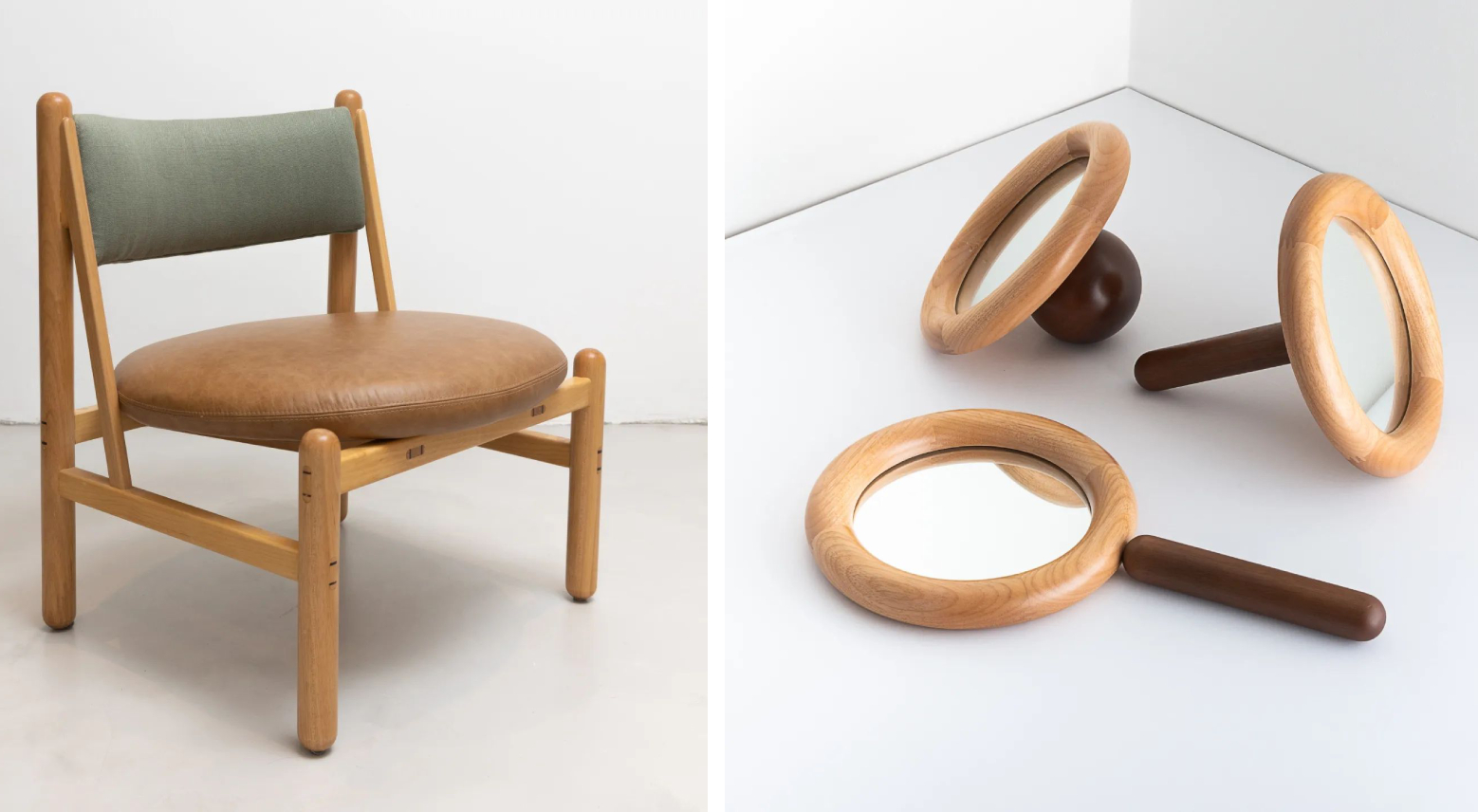 Cadeira Bolotas, do Studio Massa, e Aro de Leandro Garcia | Fotos: Divulgação
