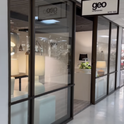 Novo showroom da Geo Contemporary, no Dallas Market Center, no Texas (EUA)