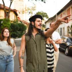 Passeio guiado na rua