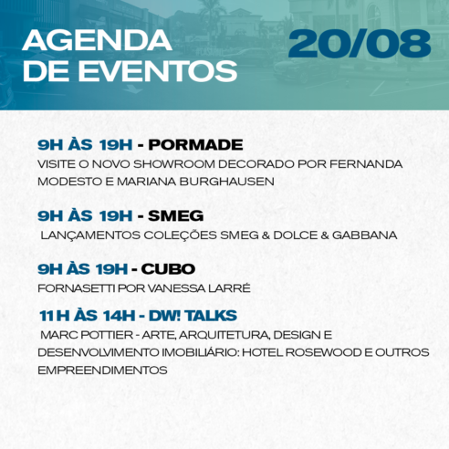 Agenda Eventos DW! TOUR BC 3