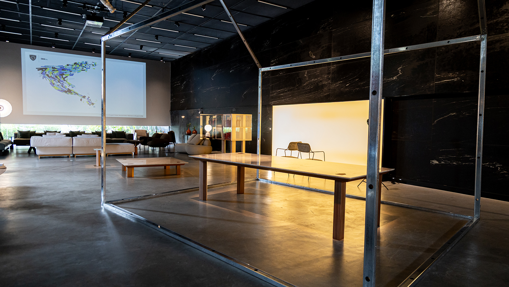 Ambiente da flagship do Mula Preta, durante a DW!SP, para o lançamento da coleção Celeiro | Foto: Monique Araújo/ DW!