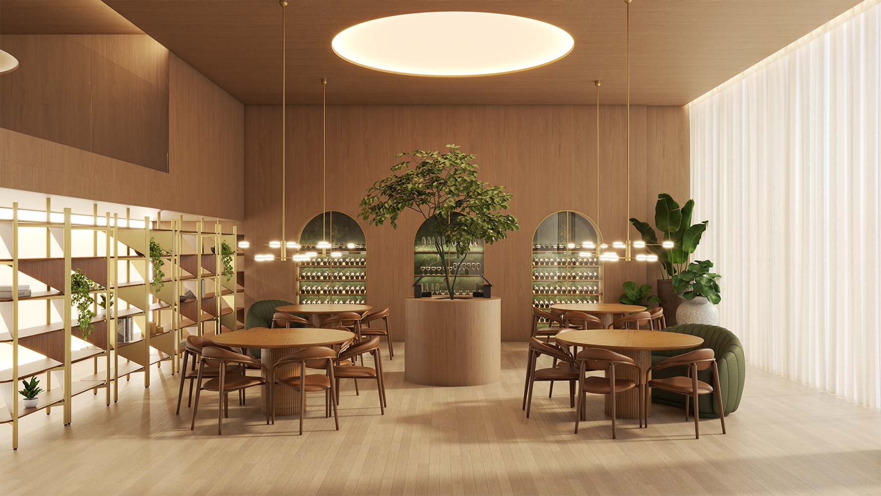 Ambiente assinado por Daniela Brito para a mostra Breton Signature, no Shopping Lar Center | Imagem: Divulgação