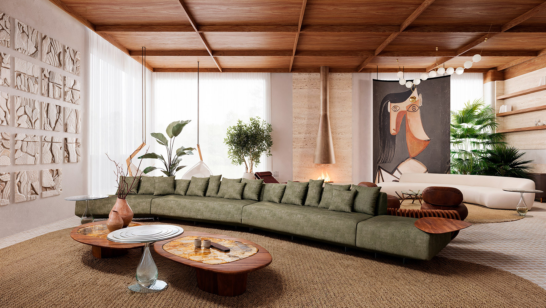 Ambiente desenvolvido por Larissa Perna para a mostra Breton Signature Gabriel | Imagem: Divulgação