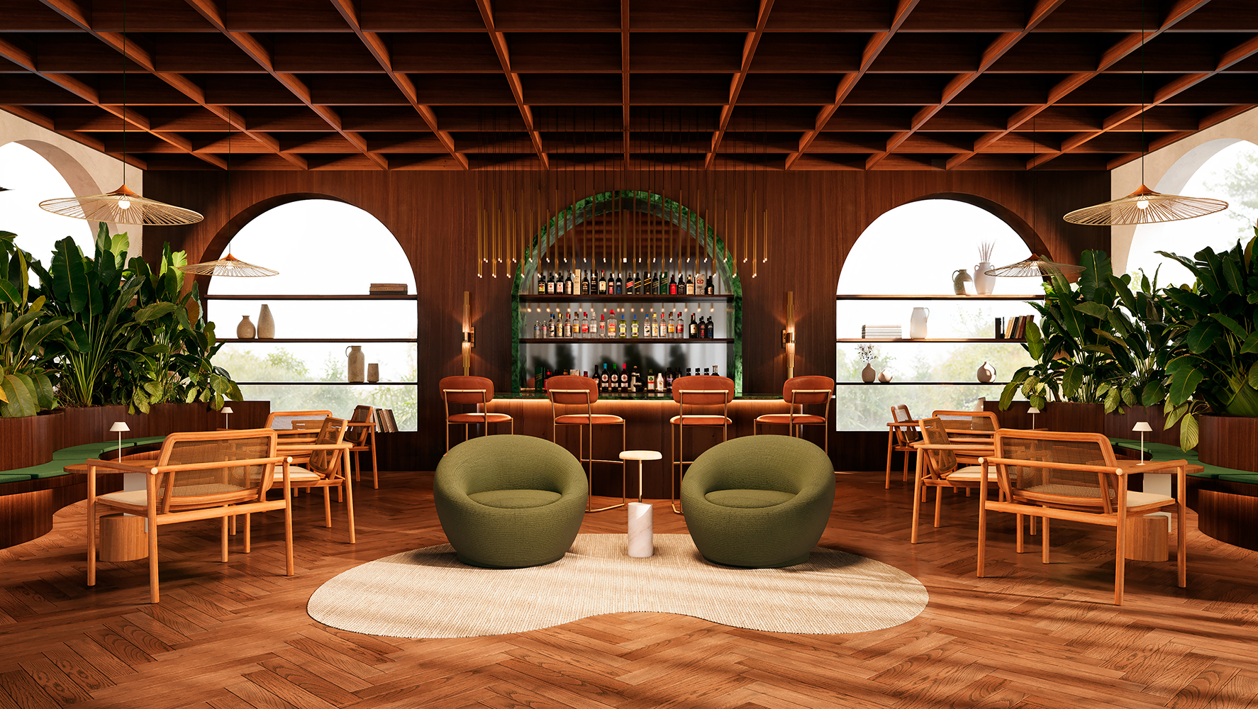 Ambiente desenvolvido por Renan Altera para a mostra Breton Signature Gabriel | Imagem: Divulgação