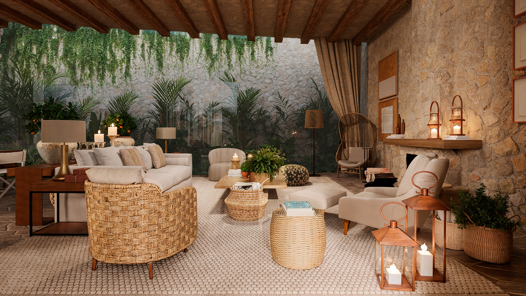 Ambiente desenvolvido por Suzana Schermann para a mostra Breton Signature Gabriel | Imagem: Divulgação