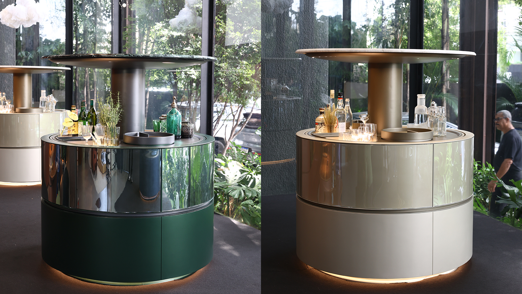 Bar Arco, desing do escritório italiano Pininfarina para a Florense | Foto: Fabiano Sanches/ DW!