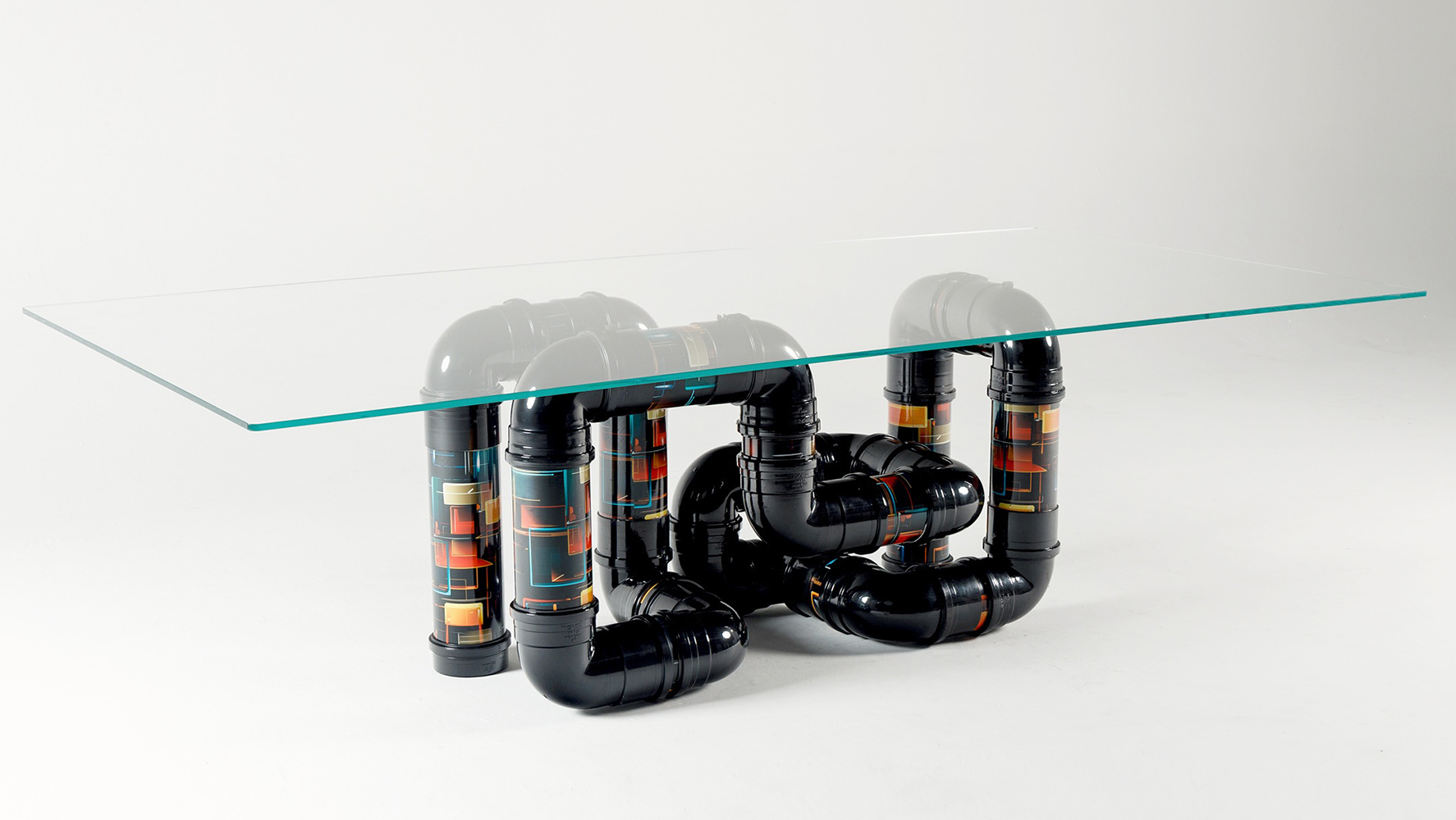 Mesa de jantar Conexão 08, assinada pela Fahrer, conquistou menção honrosa no IDA - International Design Awards | Foto: Divulgação