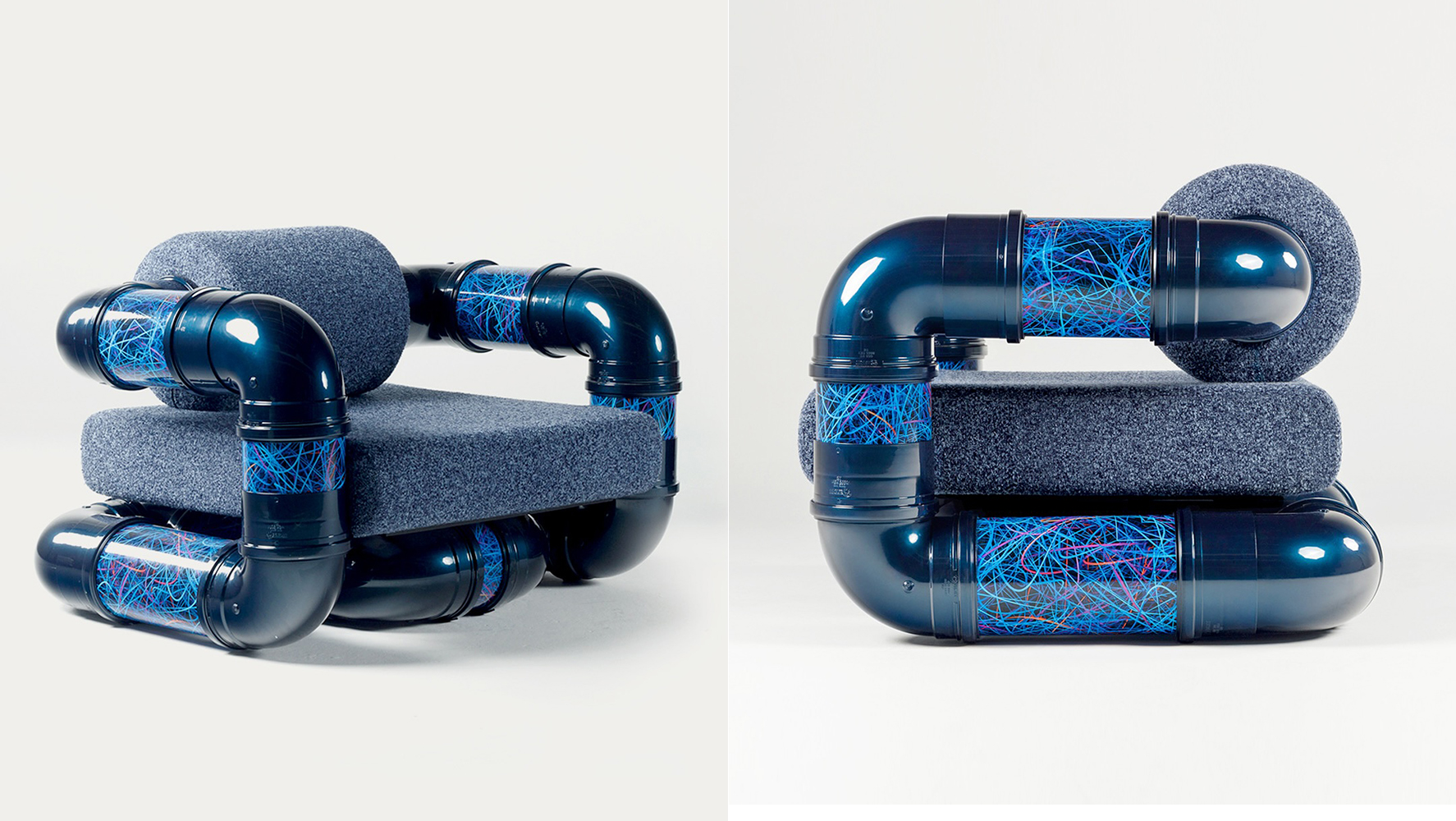 Poltrona Conexão 10, assinada pela Fahrer, conquistou menção honrosa no IDA - International Design Awards | Foto: Divulgação