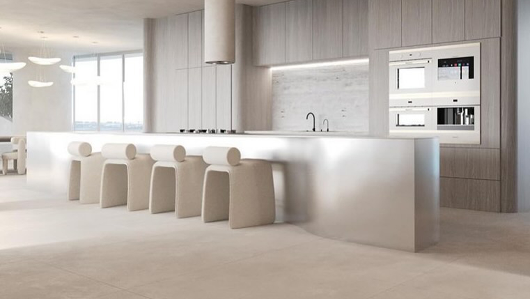 Banquetas Delu desenhadas por Natan Gil para a Zeea Mobiliário | Foto: Reprodução @zeea.mobiliario