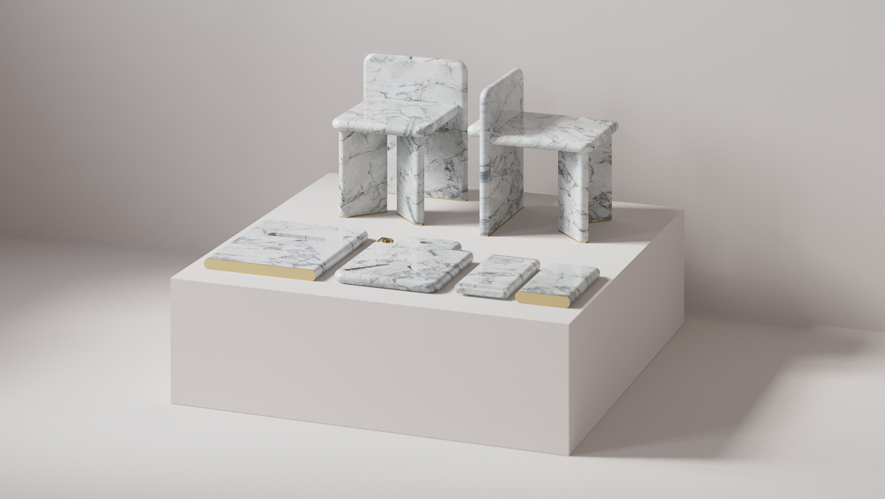 Banco Bo, do Studio Sette7, premiado com dois Gold Awards: International Interior Design e Urban Design & Architecture Design | Foto: Divulgação