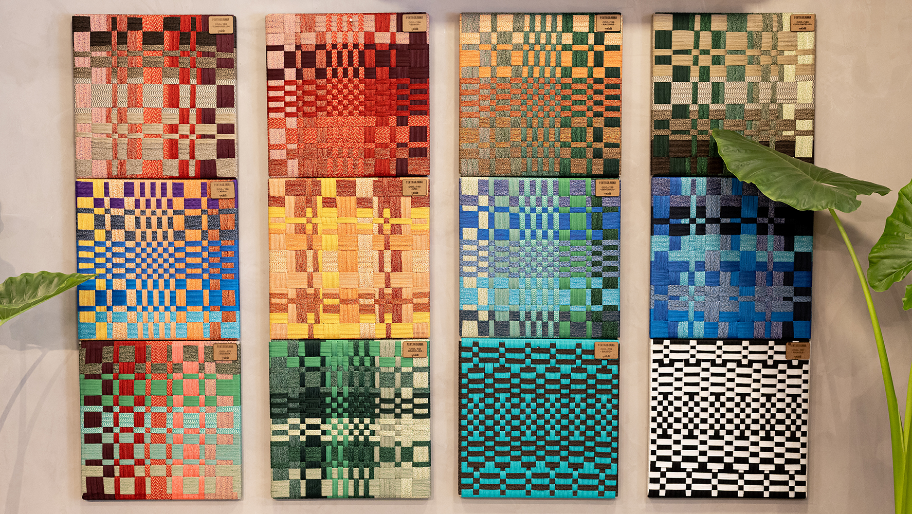 Padrões da coleção Pentagramma criadas pelo italiano Francesco Maccapani Missoni para a Tidelli | Foto: Monique Araújo/ DW!