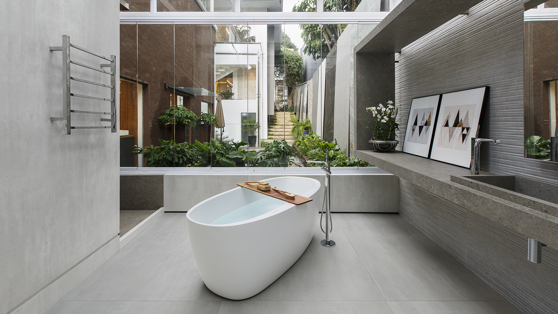 Showroom da Mais Finishings na Alameda Gabriel tem espaços funcionais que oferecem a experiência completa dos produtos | Foto: Divulgação