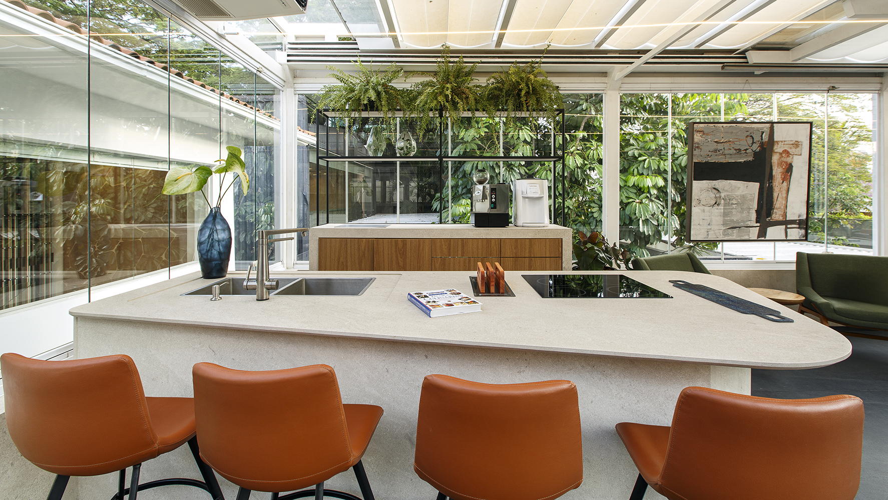 Showroom da Mais Finishings na Alameda Gabriel tem espaços funcionais que oferecem a experiência completa dos produtos | Foto: Divulgação