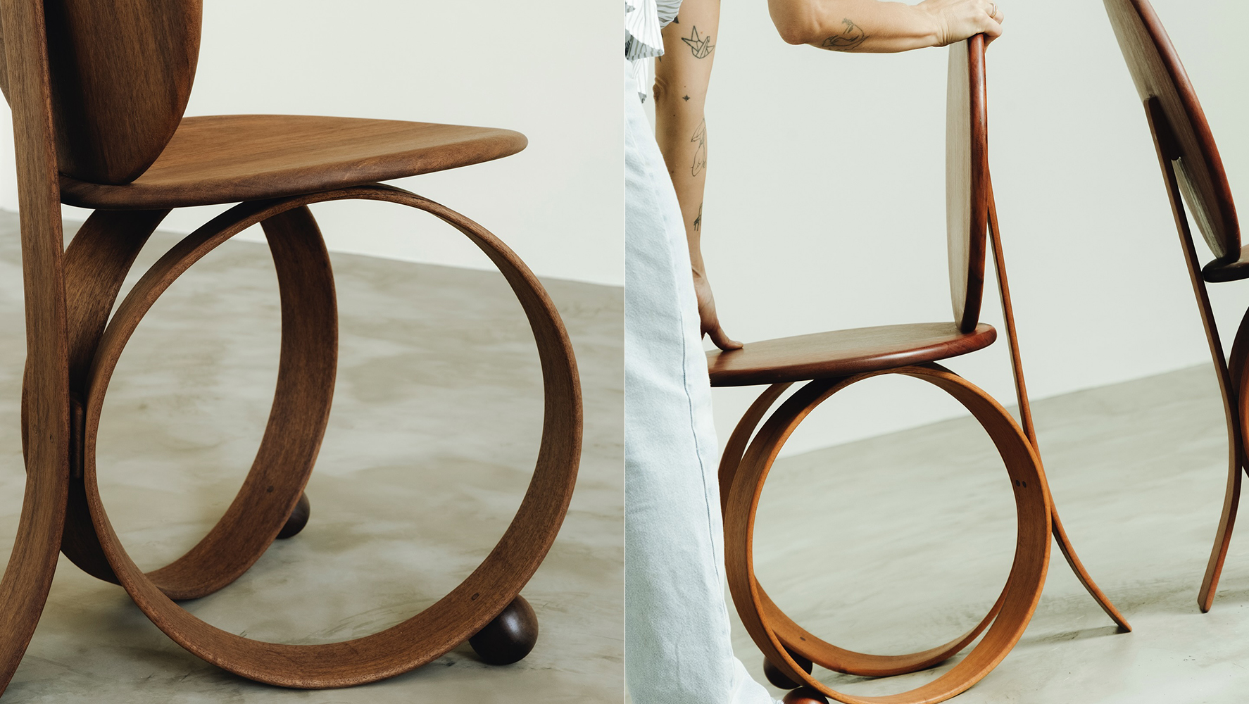 Cadeira Yara, do Estúdio Prosa, está exposta no projeto Comune, parte do FuoriSalone | Fotos: Reprodução @estudioprosa