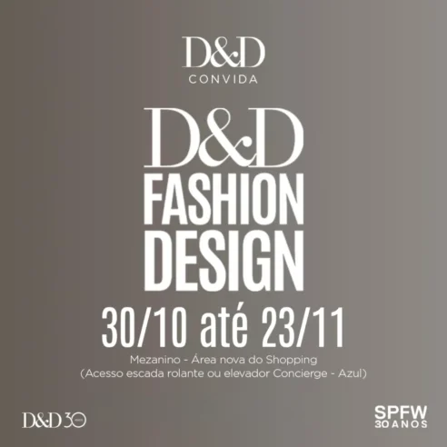 Uma celebração ao design, à moda e à história.Angelo Derenze, do universo da decoração, e Paulo