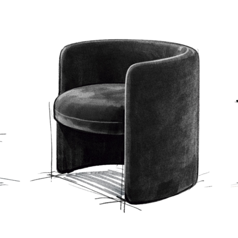 Croqui de uma das novas peças da coleção 2026 da Breton | Imagem: Divulgação