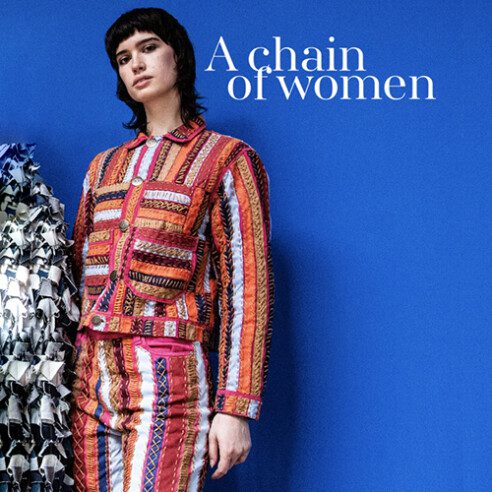 Isabela Capeto costume - exposicao na BS Galleria na DW15