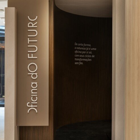 Percurso imersivo da Oficina do Futuro detalha o processo produtivo do MDF | Foto: Divulgação