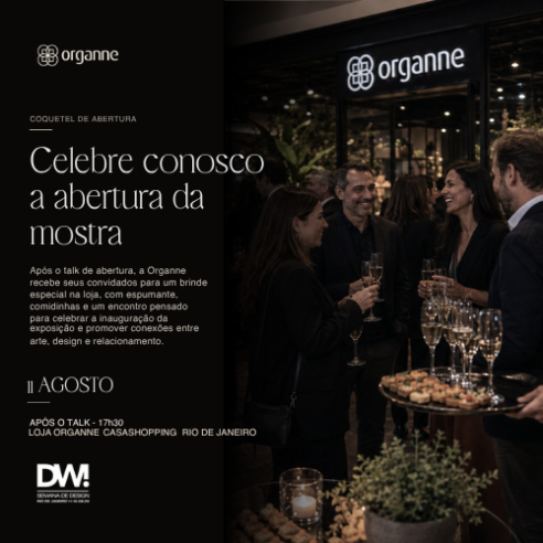 APÓS O TALK LOJA ORGANNE.